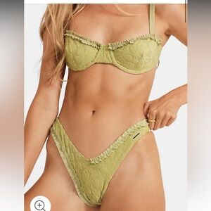 Blackbough Olive Bikini Set